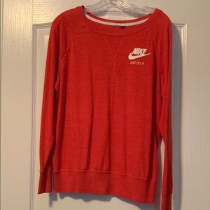 Nike Red Crewneck Sweatshirt